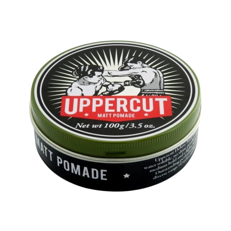 Uppercut Deluxe Matte Pomade για Δυνατό Κράτημα και Ματ Αποτέλεσμα 100gr