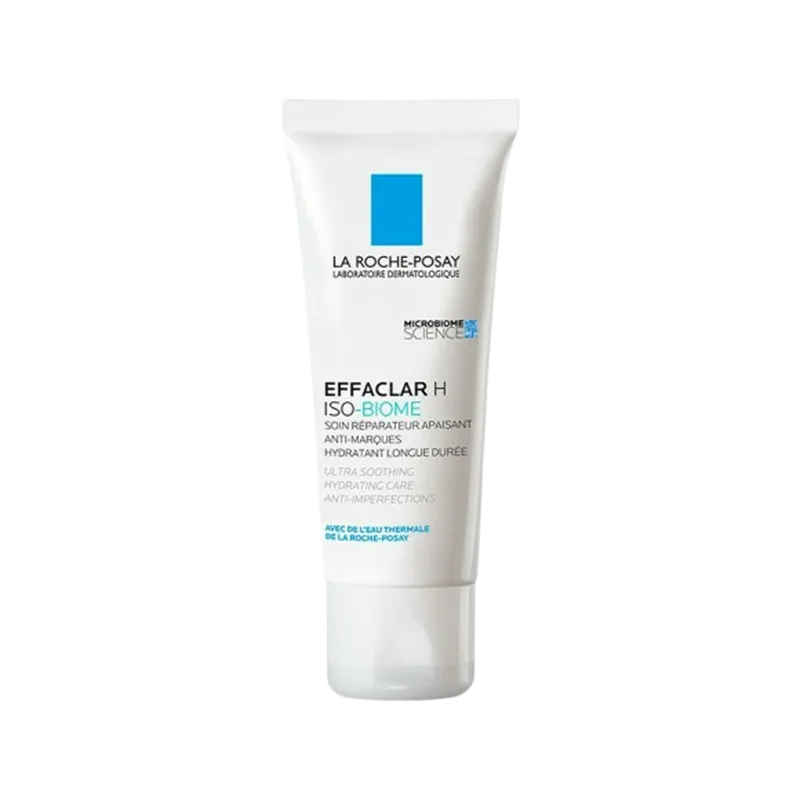 La Roche Posay Effaclar H Iso-Biome Ενυδατική & Αναπλαστική Κρέμα Προσώπου για Ξηρές/Ευαίσθητες Επιδερμίδες κατά των Ατελειών & της Ακμής 40ml