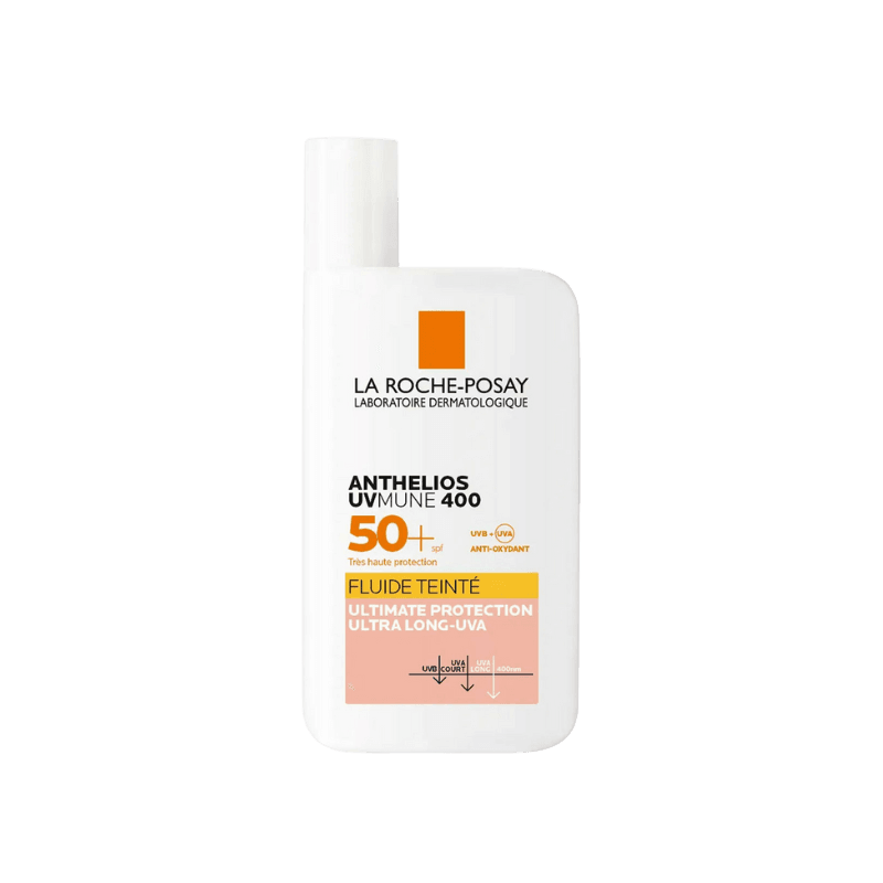 La Roche Posay Anthelios UVmune 400 Fluid Αντηλιακή Λοσιόν Προσώπου SPF50 με Χρώμα 50ml