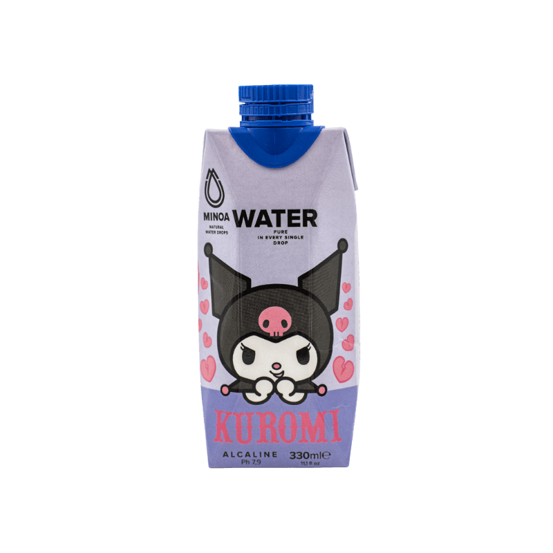 Minoa Kids Pure Water 360 Kuromi 330ml Εμφιαλωμένο Νερό σε Παιδική Χάρτινη Φυσική Συσκευασία